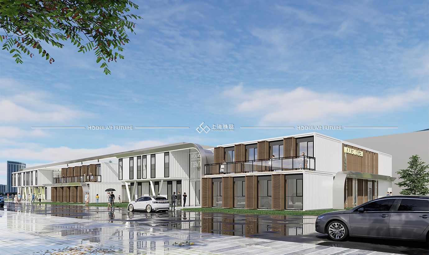 工厂园区集装箱办公室 集团企业集装箱办公室 创意园区集装箱办公楼