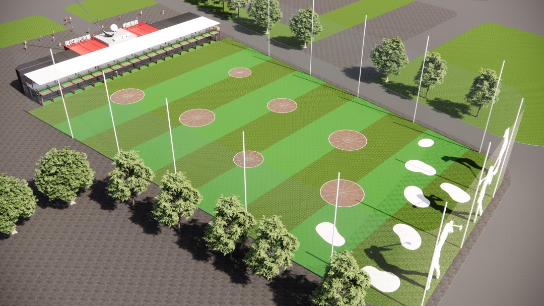 集装箱高尔夫练习场 高尔夫俱乐部 运动场配套建筑用房