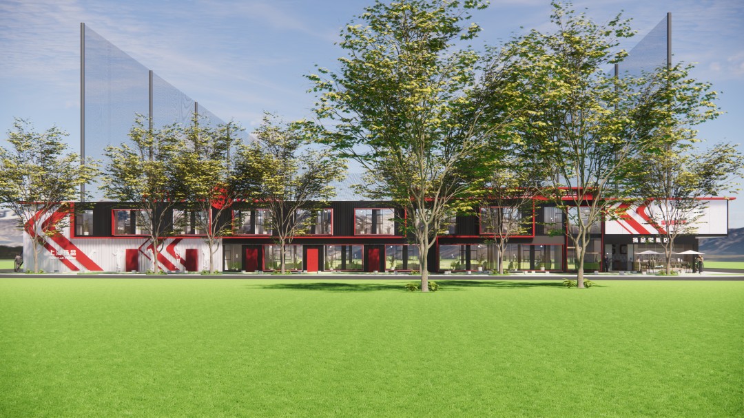 上海高尔夫练习场设计建造 集装箱模块化高尔夫练习场