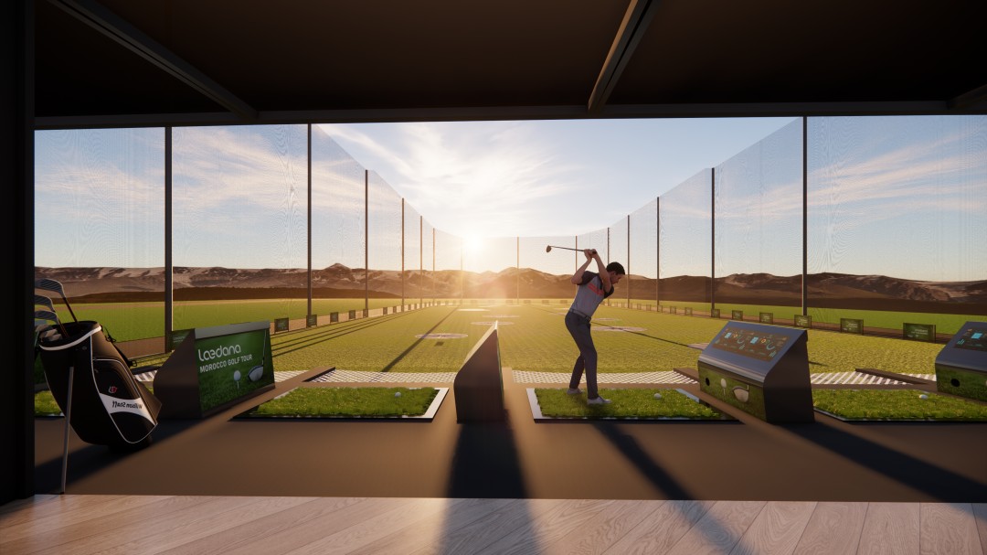 上海高尔夫练习场设计建造 集装箱模块化高尔夫练习场