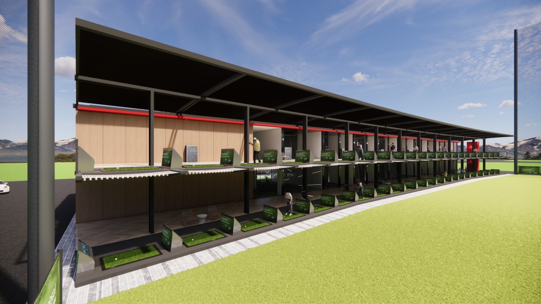 上海高尔夫练习场设计建造 集装箱模块化高尔夫练习场