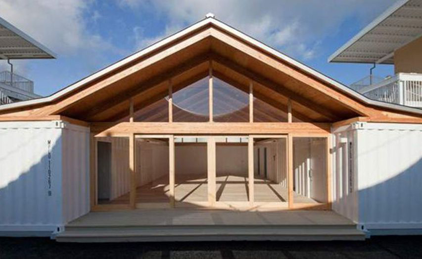 集装箱混合钢-木结构房屋