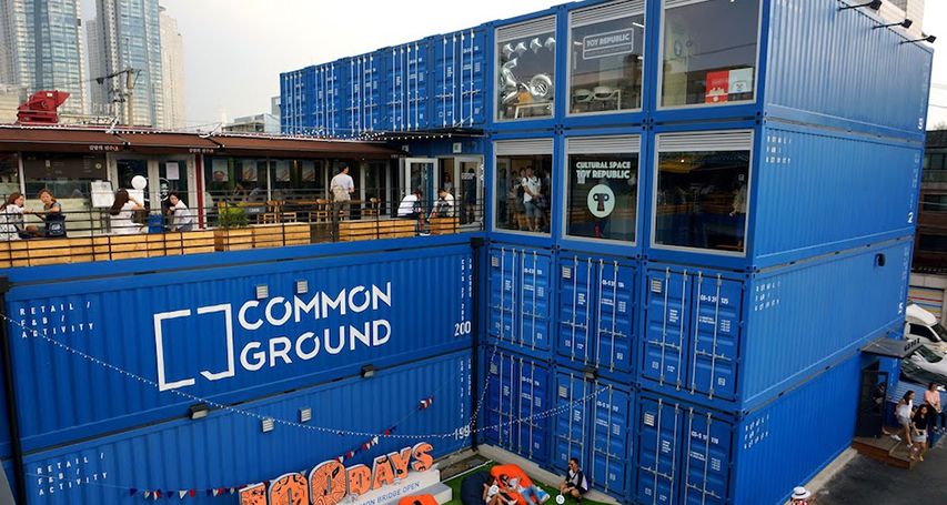 韩国第一个集装箱商场