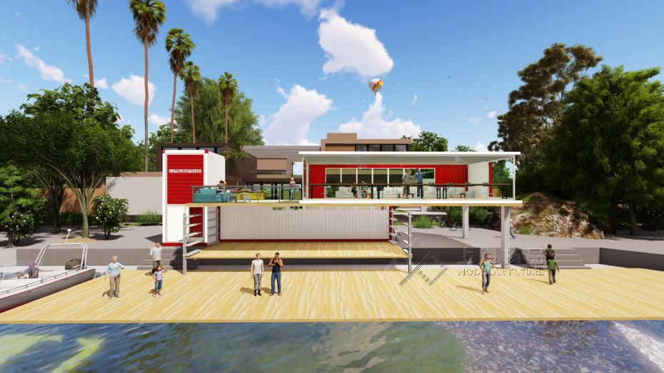 水上休闲集装箱